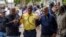 FILE — Then former African National Congress (ANC) treasurer general and now South African Deputy President Paul Mashatile, center, walks out following a meeting of the ANC's national executive committee, in Johannesburg, South Africa, Friday Dec. 2, 2022