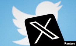 Logo platform media sosial X menyusul rebranding Twitter, 24 Juli 2023. (Foto: REUTERS/Dado Ruvic)