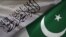 Taliban and Pakistan flags are seen in this undated stock image.