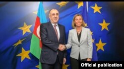 Elmar Məmmədyarov və Federiko Mogerini 