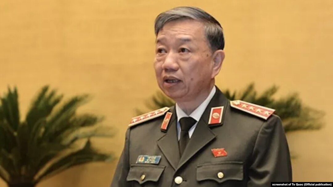 Bộ trưởng Công an Tô Lâm tại quốc hội Việt Nam, 4/11/2019