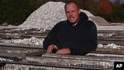 Michael McWilliams works with with the Oyster Recovery Partnership to help restore the decimated oyster population in the Chesapeake Bay