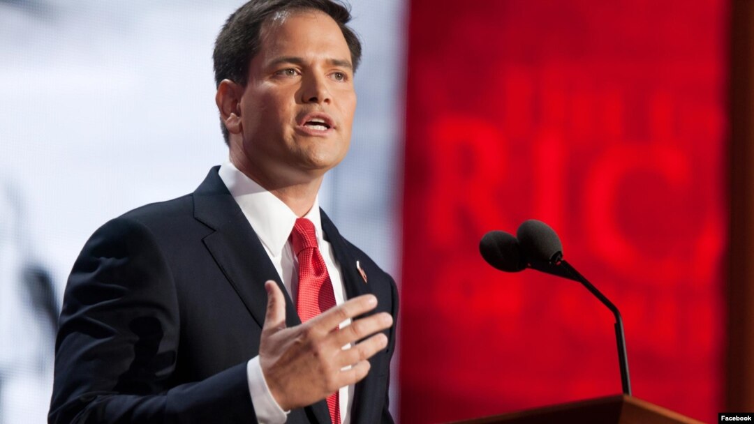 Senator Republik dan mantan kandidat calon presiden, Marco Rubio dari Florida.