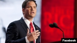 Senator Republik dan mantan kandidat calon presiden, Marco Rubio dari Florida.