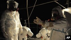 JSelf-Defence Force/Handout (JAPAN - Tags: DISASTER MILITARY ENERGY) FOR EDITORIAL USE ONLY. NOT FOR SALE FOR MARKETING OR ADVERTISING CAMPAIGNS. THIS IMAGE HAS BEEN SUPPLIED BY A THIRD PARTY. IT IS DISTRIBUTED, EXACTLY AS RECEIVED BY REUTERS, AS A SERVIC