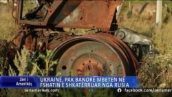 Pak banorë mbeten në fshatin ukrainas të shkatërruar nga Rusia 