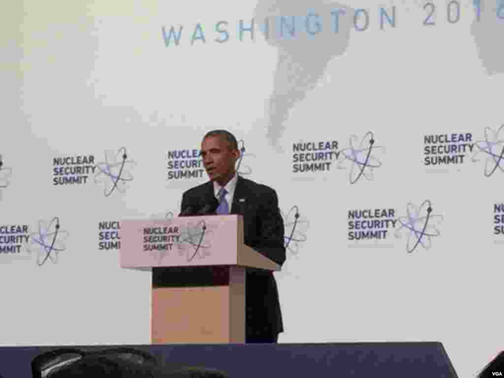 美国总统奥巴马(美国之音莉雅拍摄)