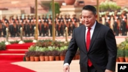 칼트마 바툴가 몽골 대통령.