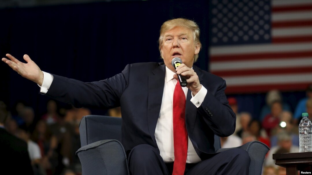 Bakal capres Partai Republik, Donald Trump (foto: dok). NBC Universal dan Donald Trump menjadi salah satu pemilik Organisasi Miss Universe hingga awal tahun ini, namun NBC Universal memutus hubungan dengan Trump setelah pernyataan kontroversialnya tentang imigran. 