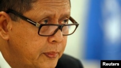 FILE - Marzuki Darusman, U.N. special rapporteur on human rights in North Korea, has laid out a strategy to hold North Korea accountable for abductions of foreign nationals.