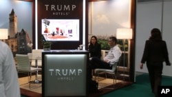 Trump Hotels, the brand bearing the last name of Republican presidential candidate Donald Trump.