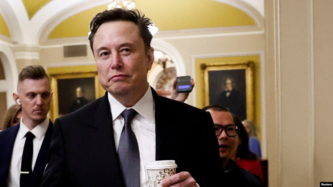 Elon Musk gjatë vizitës në Kapitol (5 dhjetor 2024)
