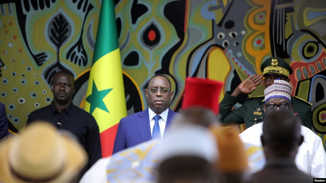 Senegal's president Macky Sall attends a national dialogue that aims easing political tension and violence ahead of the February 2024 presidential election in Dakar, Senegal May 31, 2023.