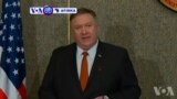 VOA60 Afirka: Sakataren Harkokin Wajen Amurka, Mike Pompeo, Ya Hadu Da Takwaran Aikinsa Na Masar, Sameh Shoukry