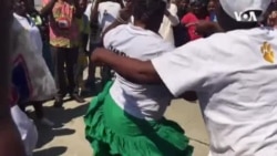 Supporters of Late Former President Robert Mugabe At Local Airport