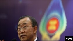 Sekretaris Jenderal PBB Ban Ki-moon mendukung keputusan ASEAN memilih Burma sebagai ketua organisasi itu tahun 2014.