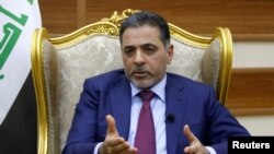 Umushikiranganji w'intwaro yo hagati wa Iraki, Mohammed Salem al-Ghabban.
