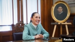 FILE - Mexican President Claudia Sheinbaum is shown in a handout photo released November 25, 2024. (Claudia Sheinbaum via X/Handout via REUTERS)