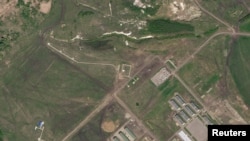 Satellite view of Russian military base in Valuyki