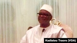 Le président Ibrahim Boubacar Keïta à Bamako, Mali, 7 mai 2018.