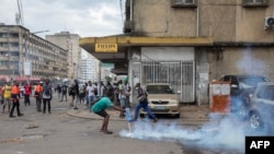 Protestos pós-eleitorais em Moçambique.