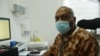 Dr. Clement Edusa from the Ghana Sweden Medical Center in Accra, Ghana, Sept. 18, 2020. (Stacey Knott/VOA)