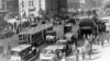 Times Square area near 42nd Street in New York City in the 1920s. Sounds from that era are now available online.