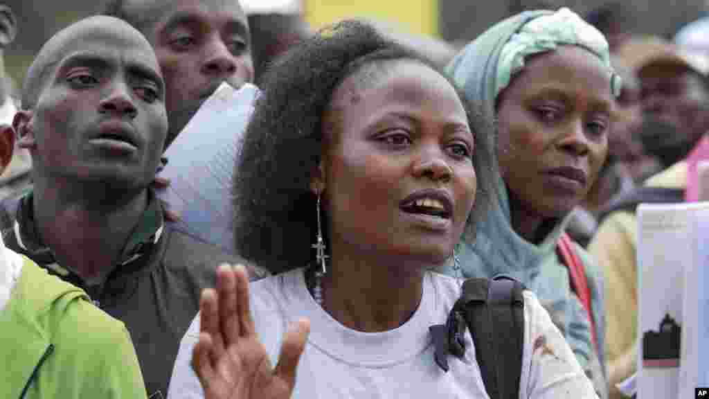 ንቅዳሴ ርእሰ-ሊቃነ ጳጳስ ዝጽበዩ ዘለው ኬንያዊያን