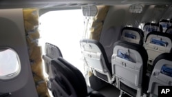 Avion kompanije Aljaska Erlajns čiji je dio otpao tokom leta (Foto: National Transportation Safety Board via AP)