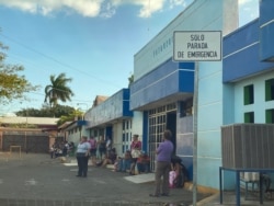 Hospital Alemán Nicaragüense, en Managua. Aquí se mantienen la mayoría de pacientes con coronavirus.
