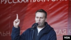 ທະນາຍຄວາມ Alexei Navalny ຜູ້ສະມັກທີ່ເປັນຄູ່ແຂ່ງ ໃນການເລືອກຕັ້ງເຈົ້າຄອງກຸງມົສກູ.