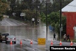 Severe flooding in Sydney, March 22, 2021.