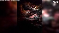 Electric Wire Explodes as Storm Lashes Western Greece