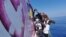 Photo publiée sur le compte Twitter @MVLouiseMichel le 28 août 2020.