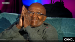 L'archevêque anglican retraité Desmond Tutu.