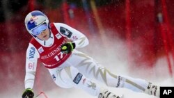 VĐV trượt truyết Alpine Mỹ Lindsey Vonn (ảnh tư liệu 1/12/2017).