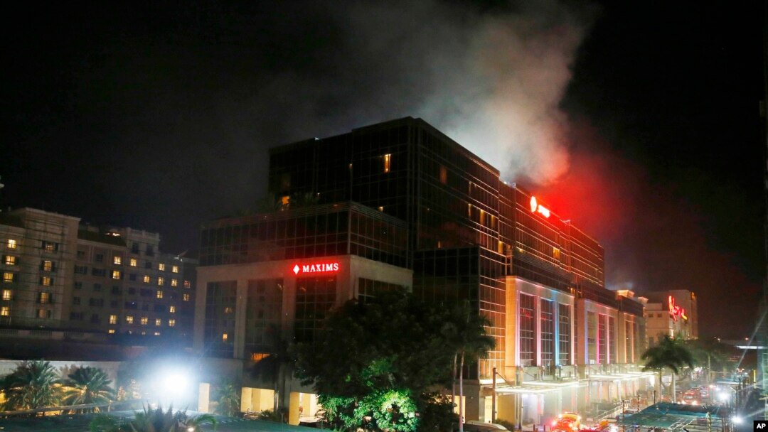 Požar u hotelu Resorts World Manila. 
