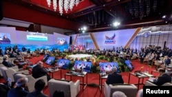 2026년 7월 23일, 필리핀 마닐라에서 열린 제33차 아세안지역안보포럼(ARF)에 참석하고 있는 외교장관들의 모습.