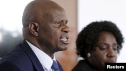 Zimbabwe's Finance Minister Patrick Chinamasa proposed animals, cars and other items be used by small businesses to secure loans. (File photo)