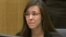 Jodi Arias captada durante el juicio en el que se le encontró culpable de asesinato premeditado.