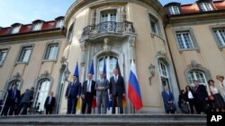 Встреча министров иностранных дел Германии, России, Украины и Франции в 2018 г.