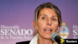 La jueza Sandra Arroyo Salgado, exesposa del fiscal Alberto Nisman. 