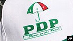 Hira da Shugaban Jam'iyyar PDP na Nigeria.