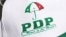 Hira da Shugaban Jam'iyyar PDP na Nigeria.
