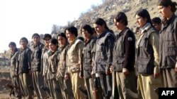Nữ chiến binh của Đảng Công nhân Kurdistan, gọi tắt là PKK