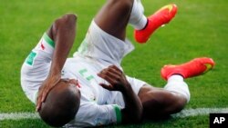 Le joueur algérien Yacine Brahimi lors d'un match contre la Russie, au Brésil, le 26 juin 2014.