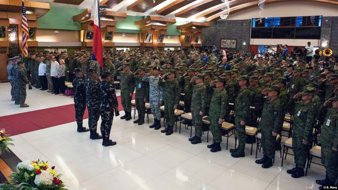 Mỹ và Philippines khai mạc tập trận chung, 7/5/2018