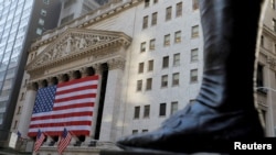 Bolsa de Valores de Nueva York en Wall Street.