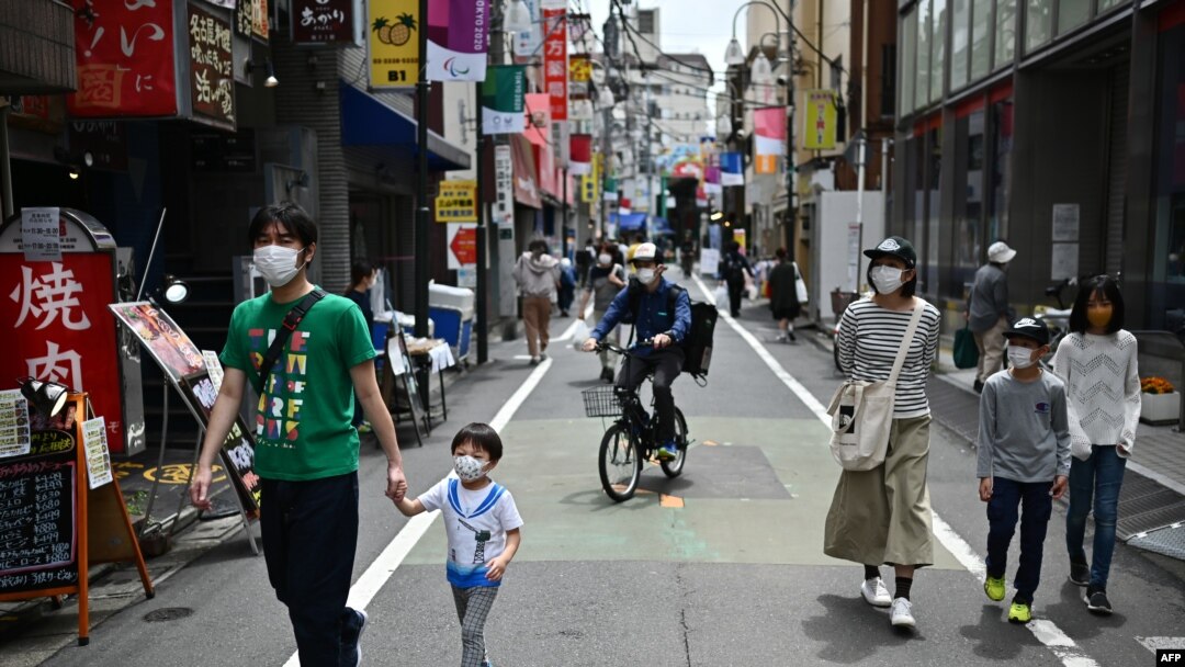 Suasana di salah satu sudut kota Tokyo, 4 Mei 2020. (Foto: dok).