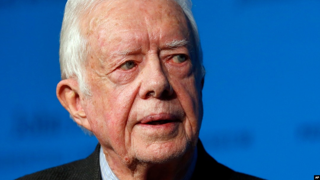 Mantan presiden AS Jimmy Carter mengatakan bahwa gejala penyakit kanker yang dideritanya mulai hilang setelah perawatan (foto: dok).